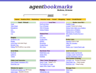 agentbookmarks.com screenshot