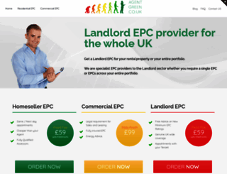 agentgreen.co.uk screenshot