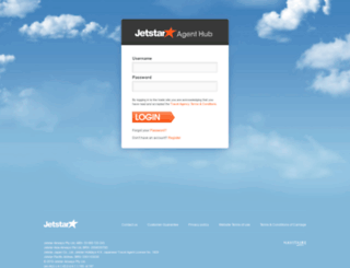 agenthub.jetstar.com screenshot