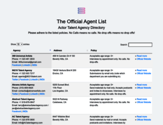 agentlist.org screenshot