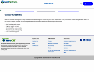 agentpipeline.webce.com screenshot