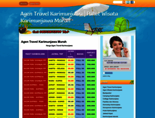 agentravelkarimunjawa.com screenshot