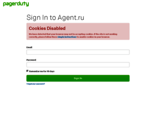 agentru.pagerduty.com screenshot