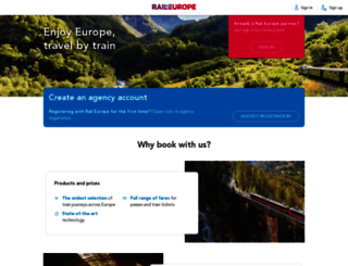 agents.raileurope-sa.com screenshot