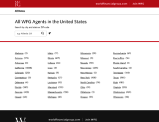 agents.worldfinancialgroup.com screenshot