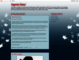agentsdiary.blogspot.co.uk screenshot