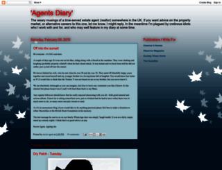 agentsdiary.blogspot.com screenshot