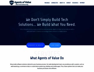 agentsofvalue.com screenshot
