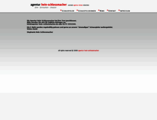 agentur-hein-schlossmacher.de screenshot