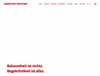 agentur-richter.com screenshot