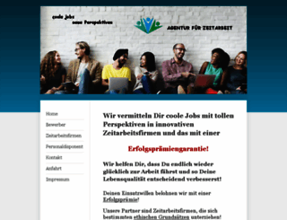 agentur-zeitarbeit.de screenshot