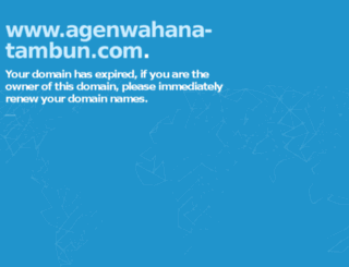 agenwahana-tambun.com screenshot