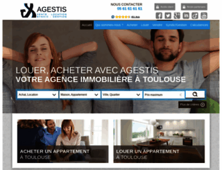 agestis-immobilier.com screenshot
