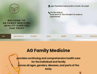 agfamilymedicine.com screenshot