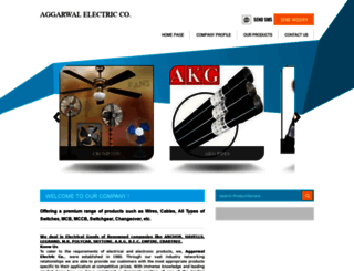aggarwalelectric.tradeindia.com screenshot