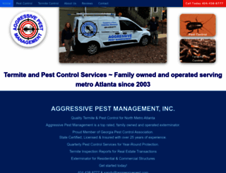 aggressivepest.com screenshot