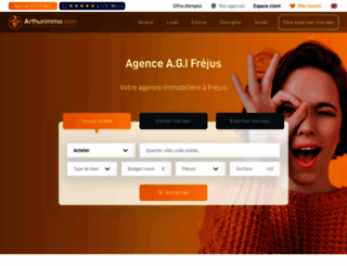 agi-immobilier.fr screenshot