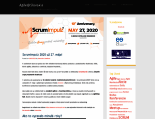 agile.sk screenshot