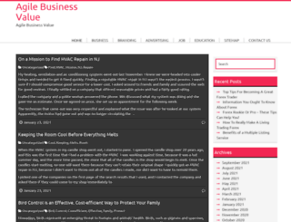 agilebusinessvalue.com screenshot