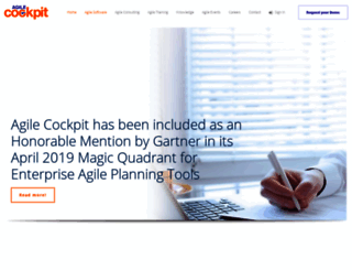 agilecockpit.com screenshot