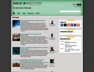 agileconnection.com screenshot