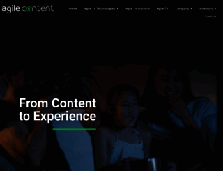 agilecontents.com screenshot