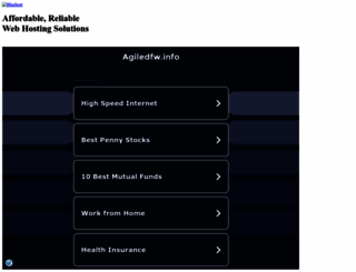agiledfw.info screenshot