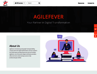 agilefever.com screenshot
