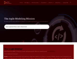 agilemodeling.com screenshot