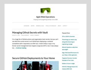 agileweboperations.com screenshot