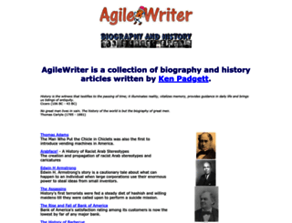 agilewriter.com screenshot