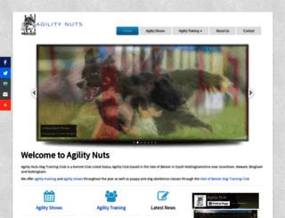 agilitynuts.co.uk screenshot