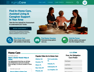 agingcare.com screenshot
