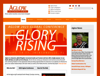 aglow.org screenshot