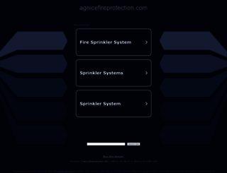 agnicefireprotection.com screenshot