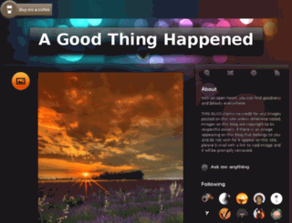 agoodthinghappened.com screenshot