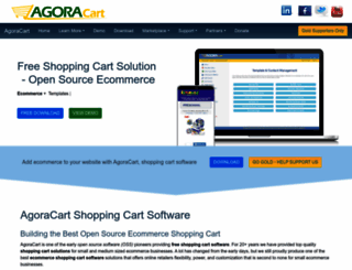 agoracart.com screenshot
