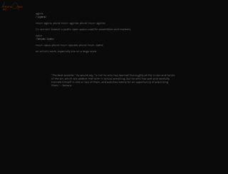 agoraopus.com screenshot