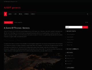 agot-genesis.com screenshot