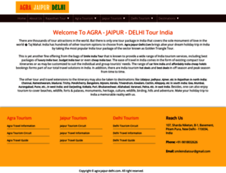 agra-jaipur-delhi.com screenshot