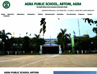 agrapublicschool.com screenshot