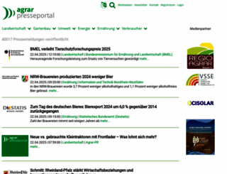 agrar-presseportal.de screenshot