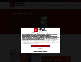 agrartechnik.agrarheute.com screenshot