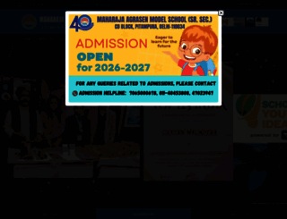 agrasenschool.com screenshot