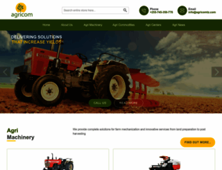 agricom.co.tz screenshot