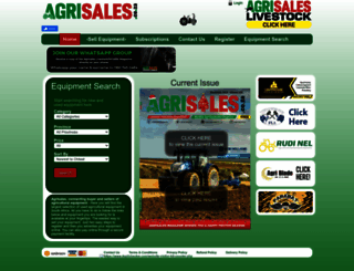 agrisales.co.za screenshot