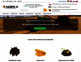 agro-v.com screenshot