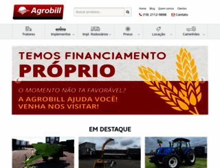 agrobill.com.br screenshot