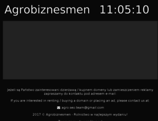 agrobiznesmen.pl screenshot
