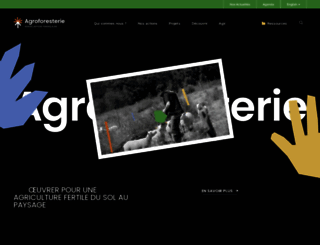 agroforesterie.fr screenshot